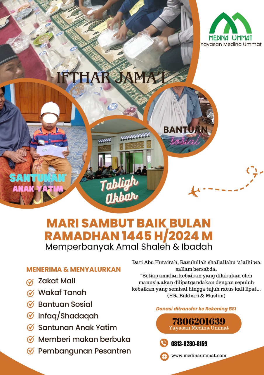 Tarhib Ramadhan 1445H/2024M Yayasan Medina Ummat